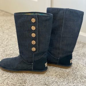 UGG Australia EUC Boots - Size 8 Denim Lo Pro Boots- Women’s Size 8